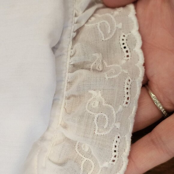 Vintage Kitschy Baby Quilt Blanket Clown Animals Balloons White Lace‎ 41 X 50 - Picture 11 of 13